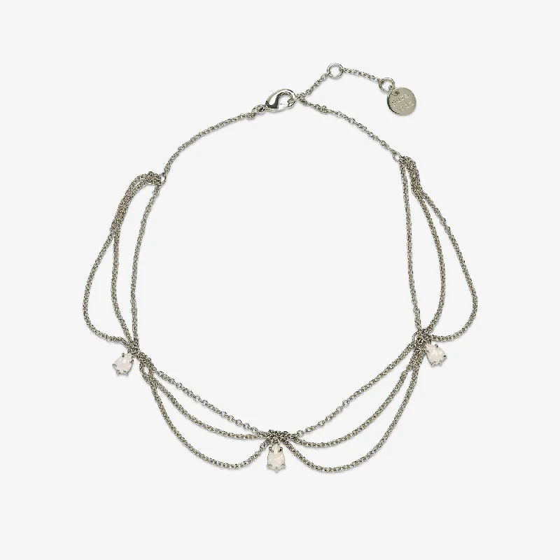 luxury bracelet for women-Draped Chain Anklet