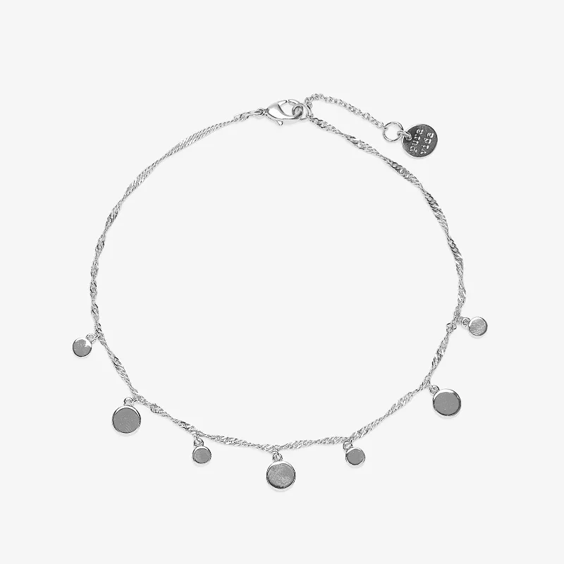 adjustable anklet for women-Mixed Mini Coins Chain Anklet