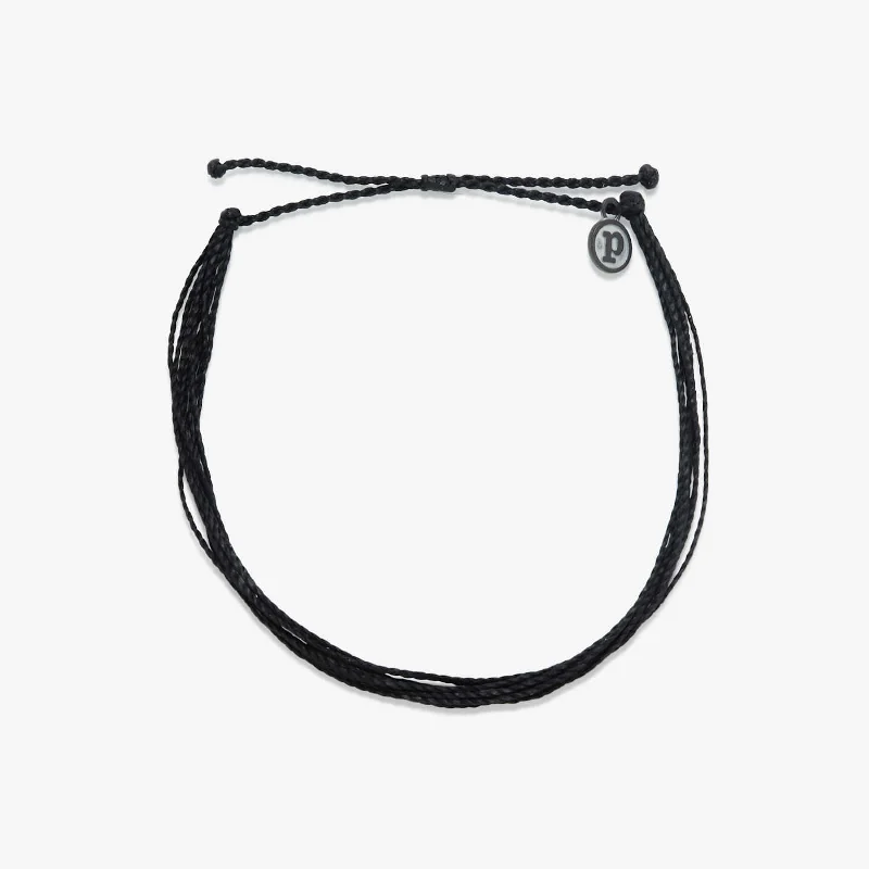 elegant bracelet for women-Men's Onyx Anklet