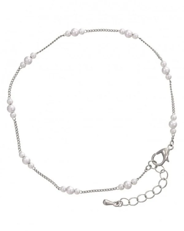 stackable anklet for women-Perle Anklet