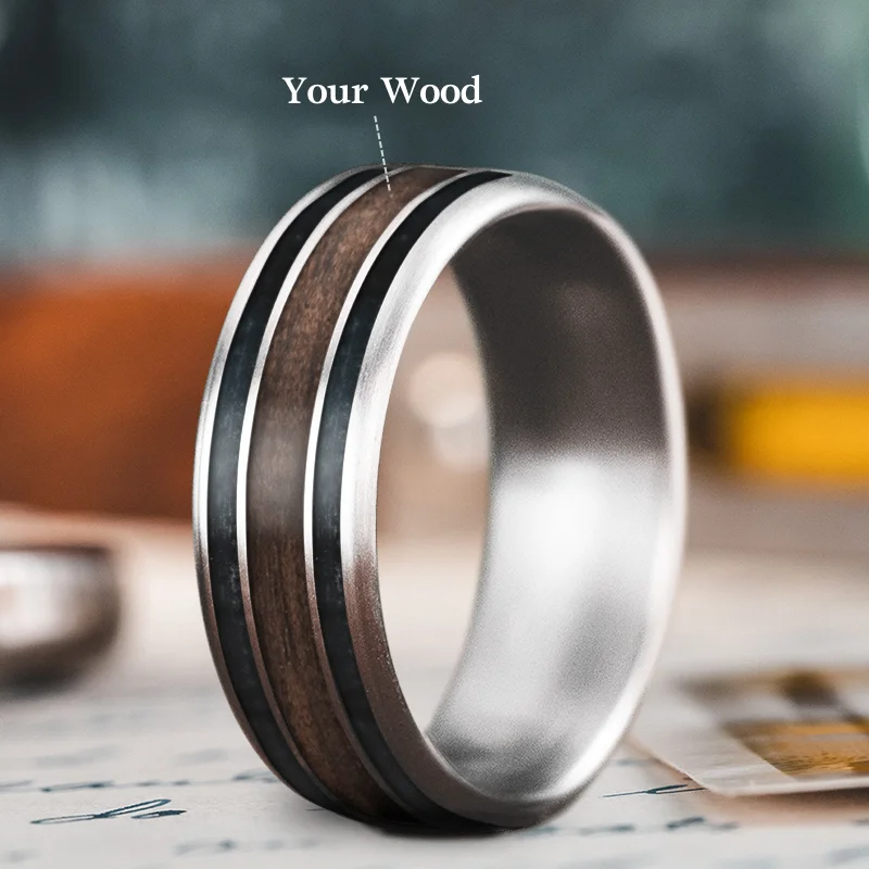 unique wedding ring for women-Custom Design - 3-Inlay Wide Center Ring fvALIm_KxX5aLytxjfP2KuQc