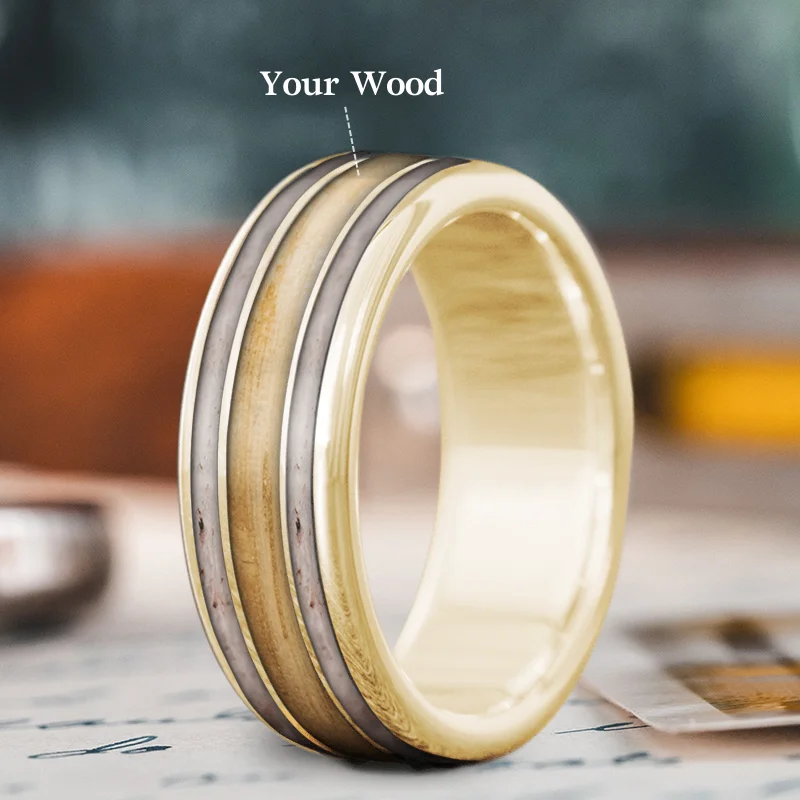 custom wedding ring for women-Custom Design - 3-Inlay Wide Center Ring VffAM1tjX9-qwWCsxdv4BowT