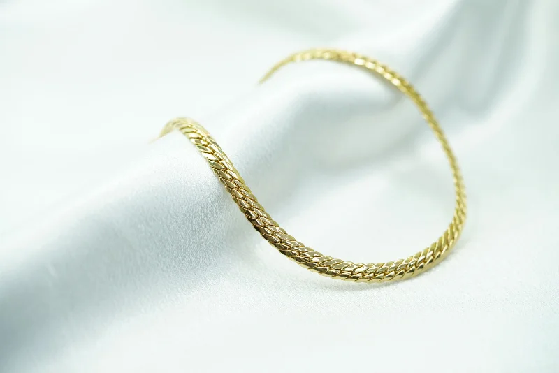 holiday anklet for women-14k Closed Cuban Link Anklet