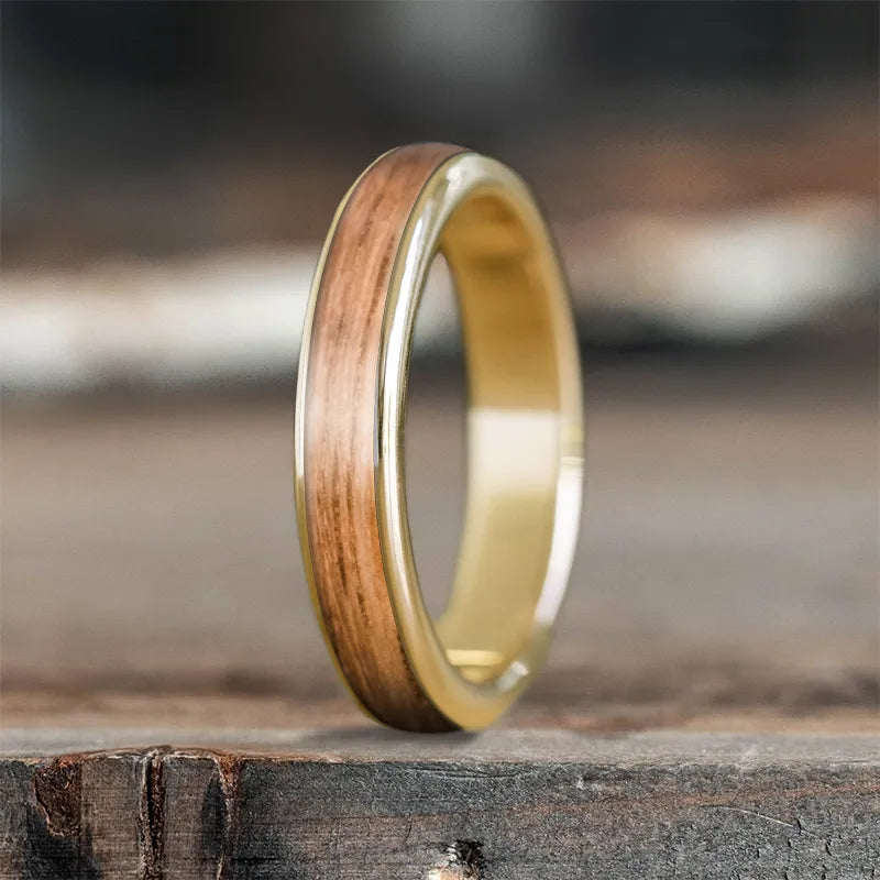 gold wedding band for women-Custom Design - Ladies Single Inlay Ring 0SBiRDK1AMzAZWUE9gsSQysd