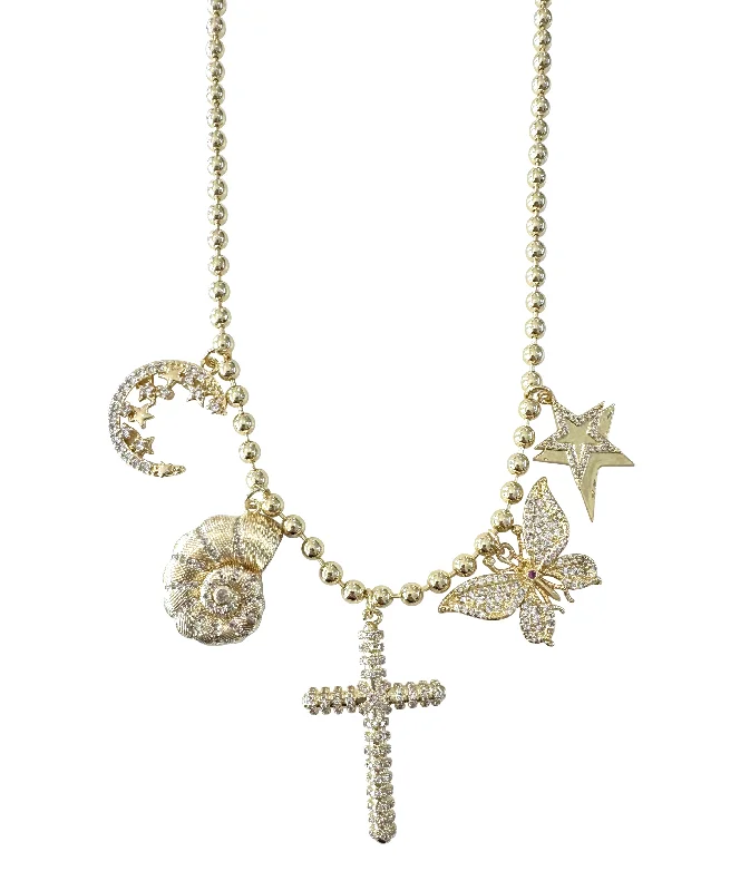 celestial necklace for women-Charm Pop Necklace