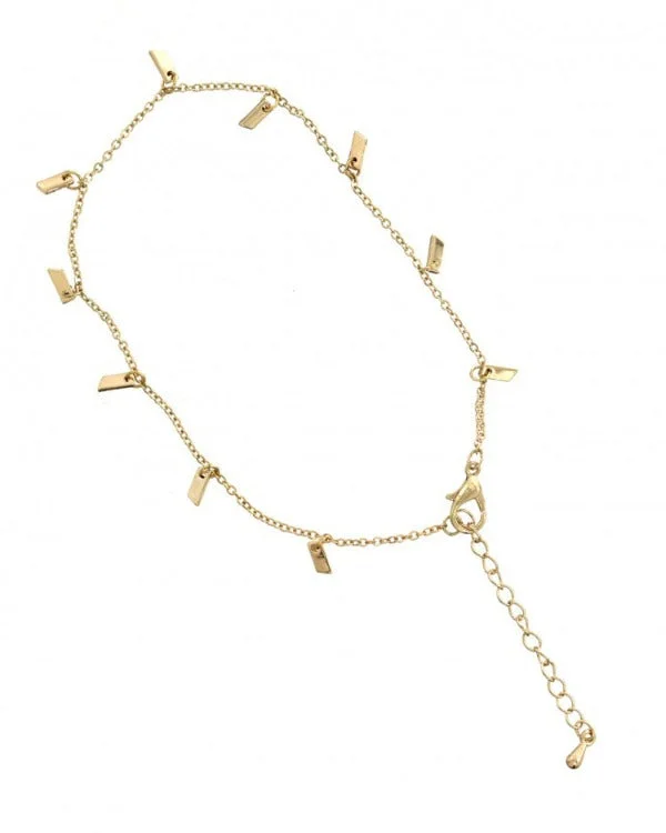 simple gold bracelet for women-Jocelyn Anklet