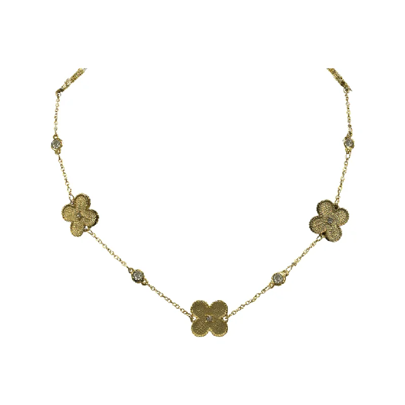 adjustable necklace for women-Clover Neckalce