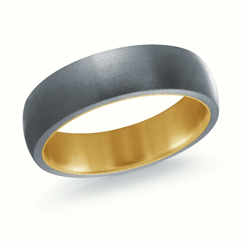 affordable engagement ring for women-14K Yellow Gold Ring from the Tantalum Collection by Malo - MRDTN-027-6Y