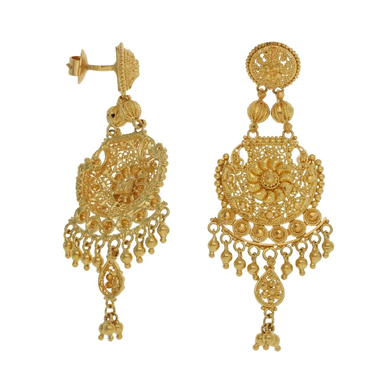 large earrings for women-22ct Gold Alternative Earrings