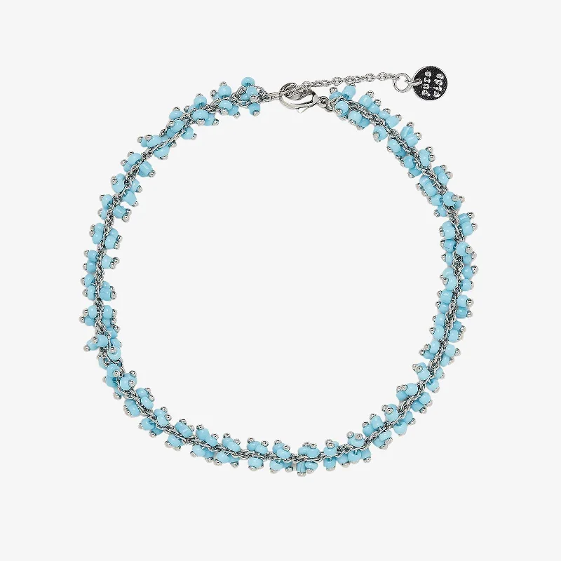 crystal anklet for women-Tulum Anklet