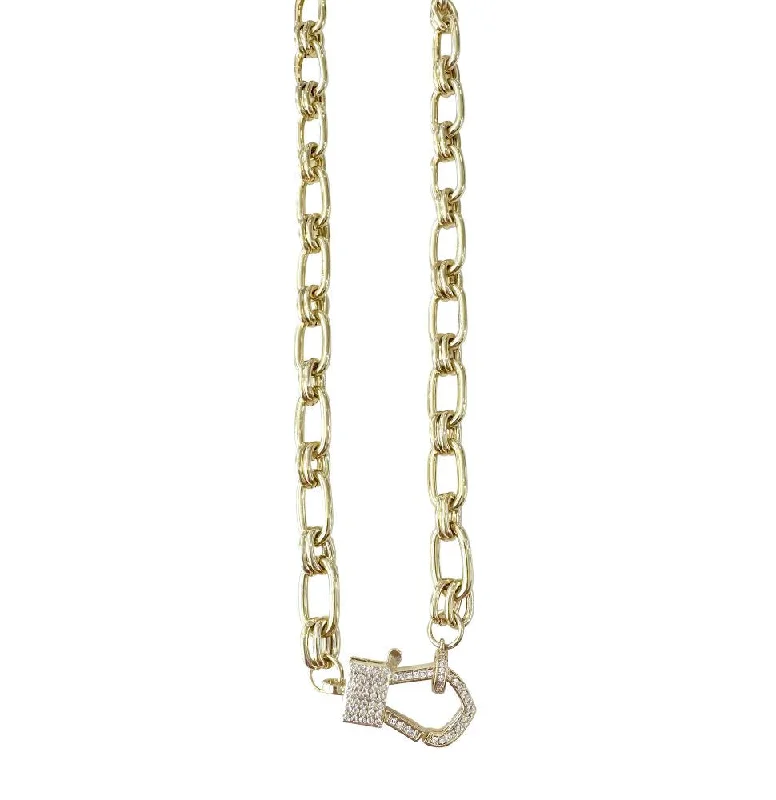 necklace with initials for women-Deon Necklace- Gold & Silver