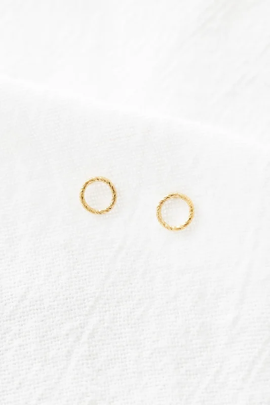 large earrings for women-Twisted Orbit Studs