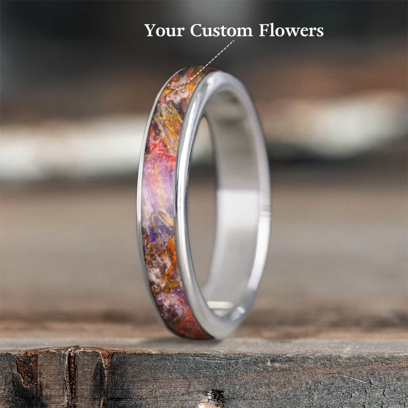 unique wedding ring for women-Custom Design - Ladies Single Inlay Ring -88izrQPn9kotNONmu4p64G8