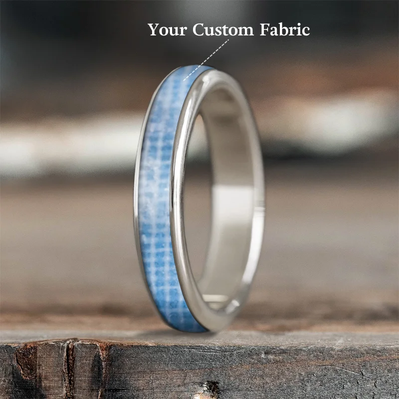 unique wedding ring for women-Custom Design - Ladies Single Inlay Ring 5kfFnKW-1IrRQsYUTn85PPFh