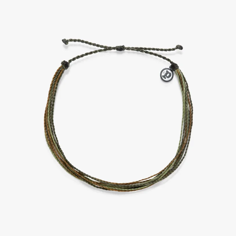 minimalist anklet for women-Men's Olive Anklet