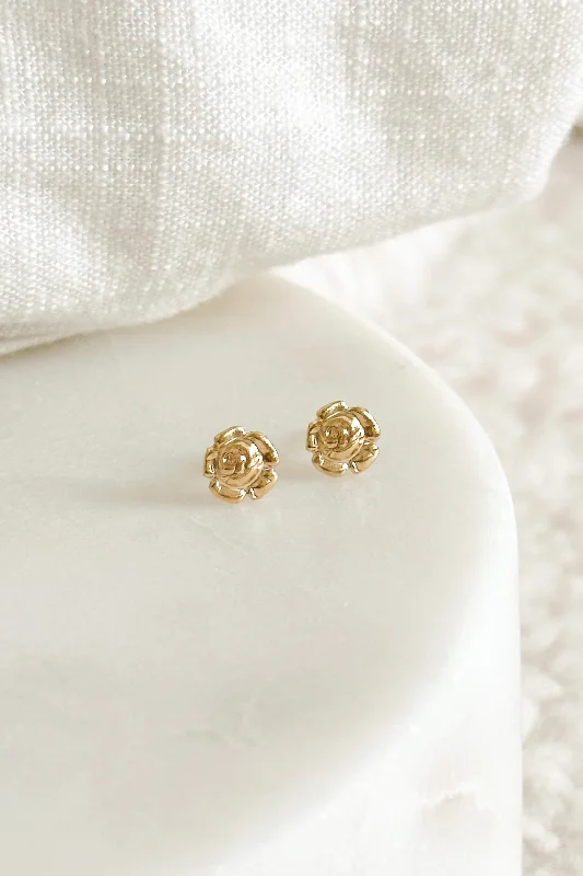 hoop earrings with diamonds for women-Rosie Studs