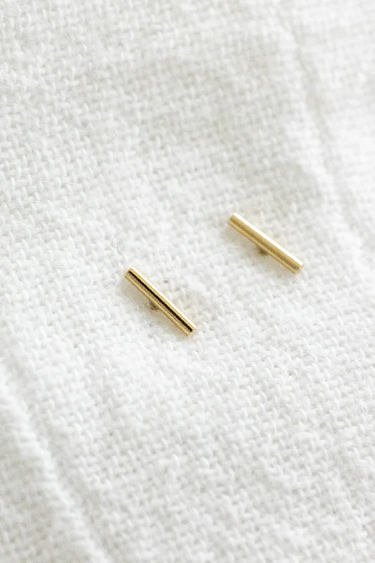 luxury earrings for women-Straight Studs