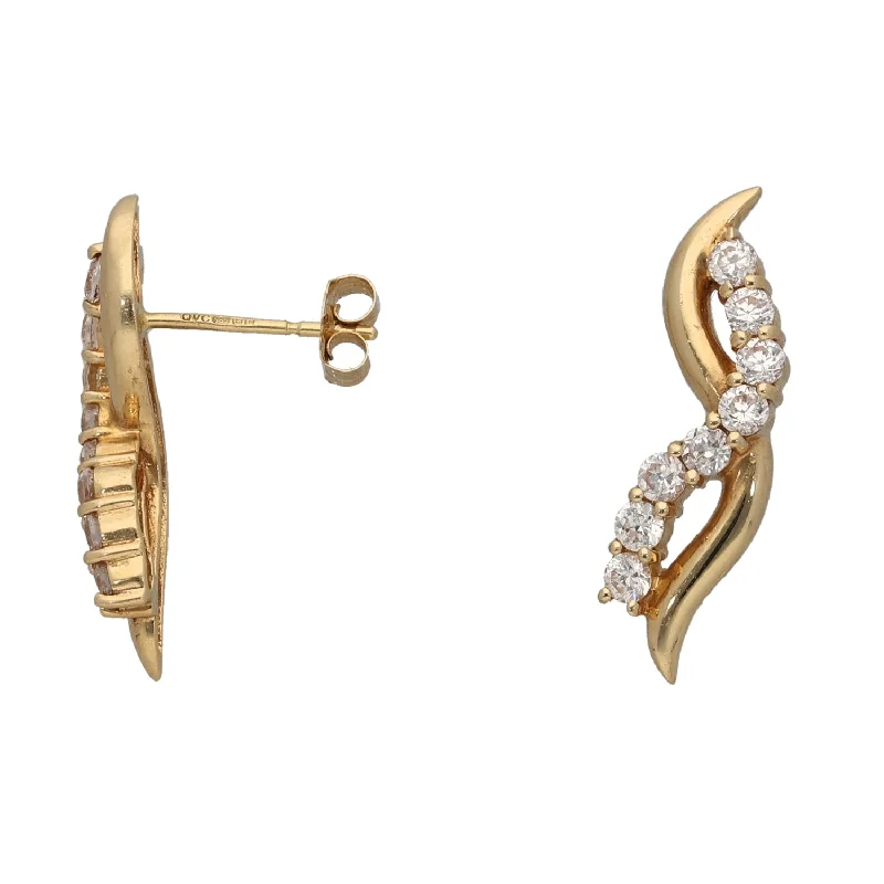 hoop earrings for women-14ct Gold Dress/Cocktail Earrings