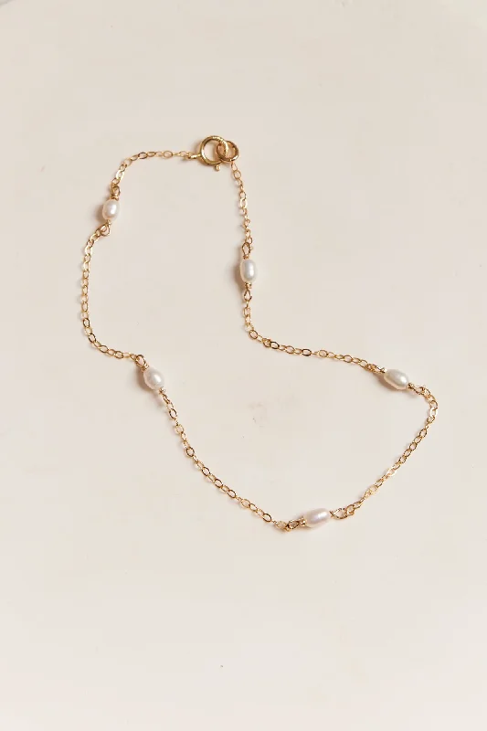 casual anklet for women-Anya Anklet Gold